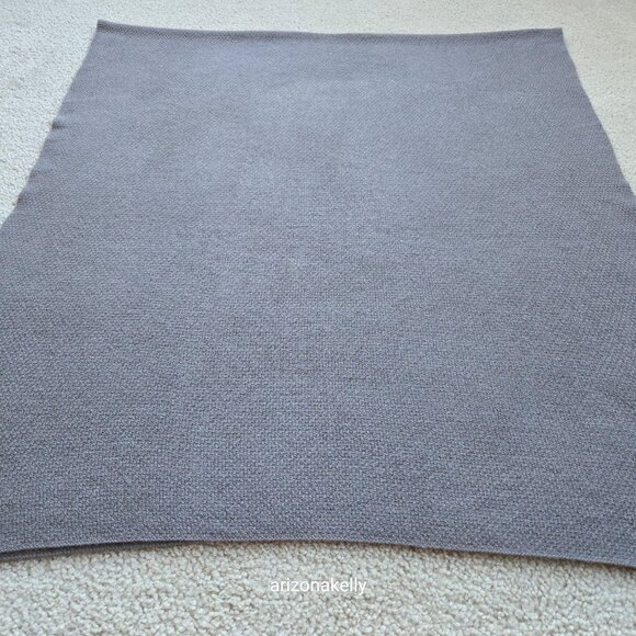 Cashmere Basketweave Textured Knit Scarf Tan Taupe Brown Doliearo Dolieato Love - Picture 5 of 12